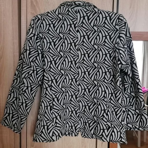 LADIES JACKET BLACK/GREY Sz 12 - Picture 3 of 3